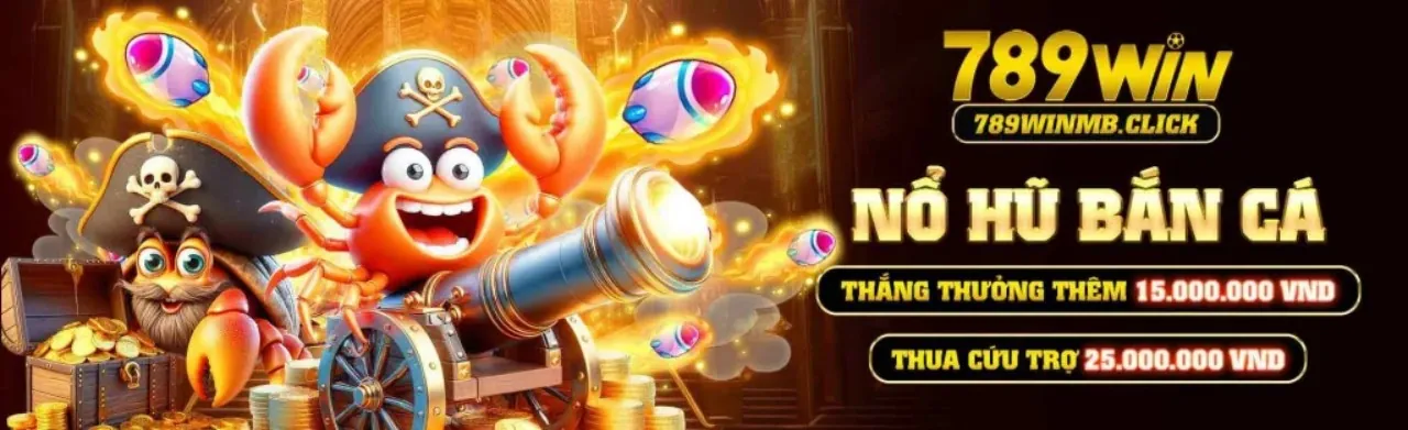 Máy nổ hũ với tiền vàng và biểu tượng may mắn